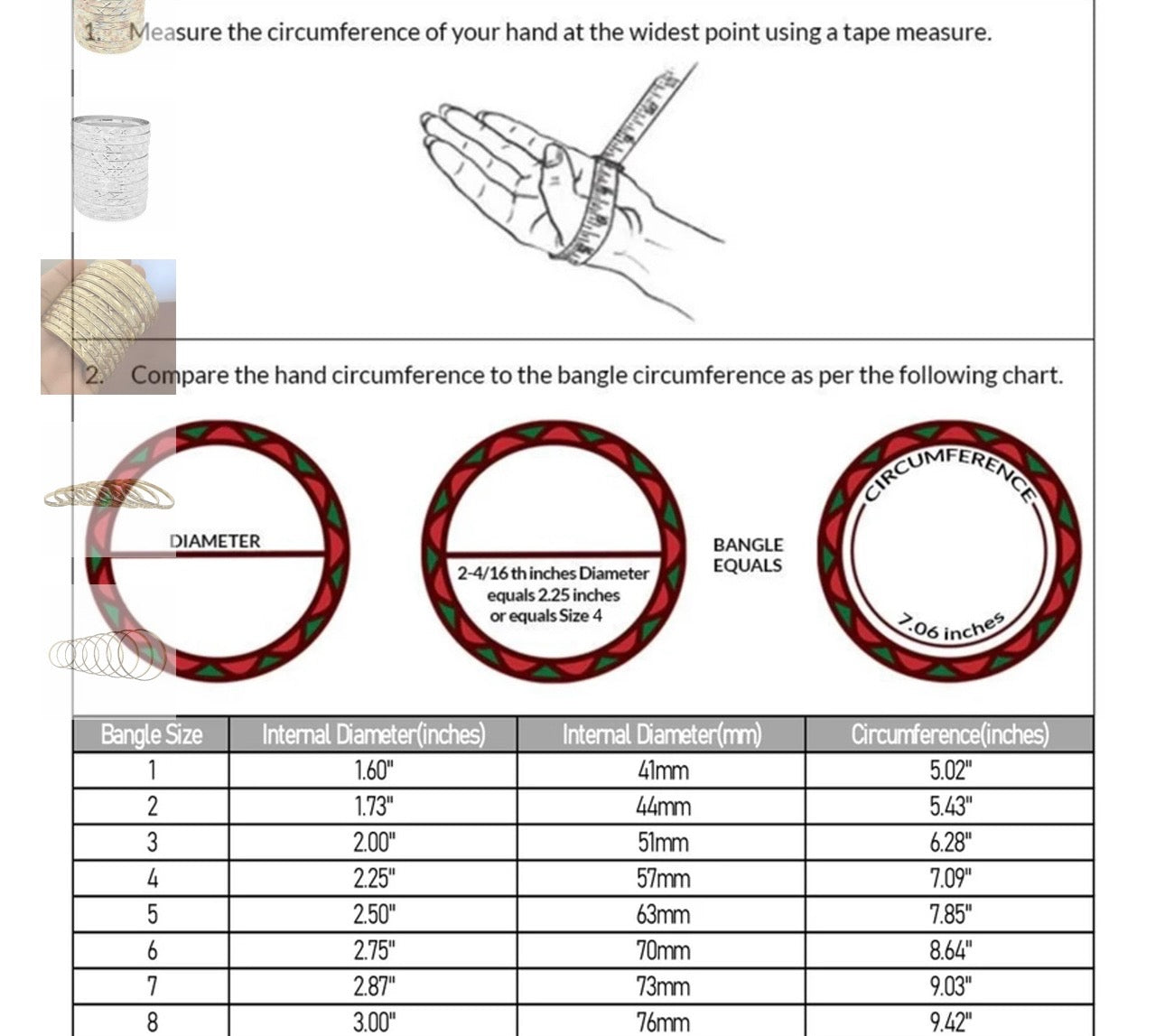 Elegant Bangle Bracelets